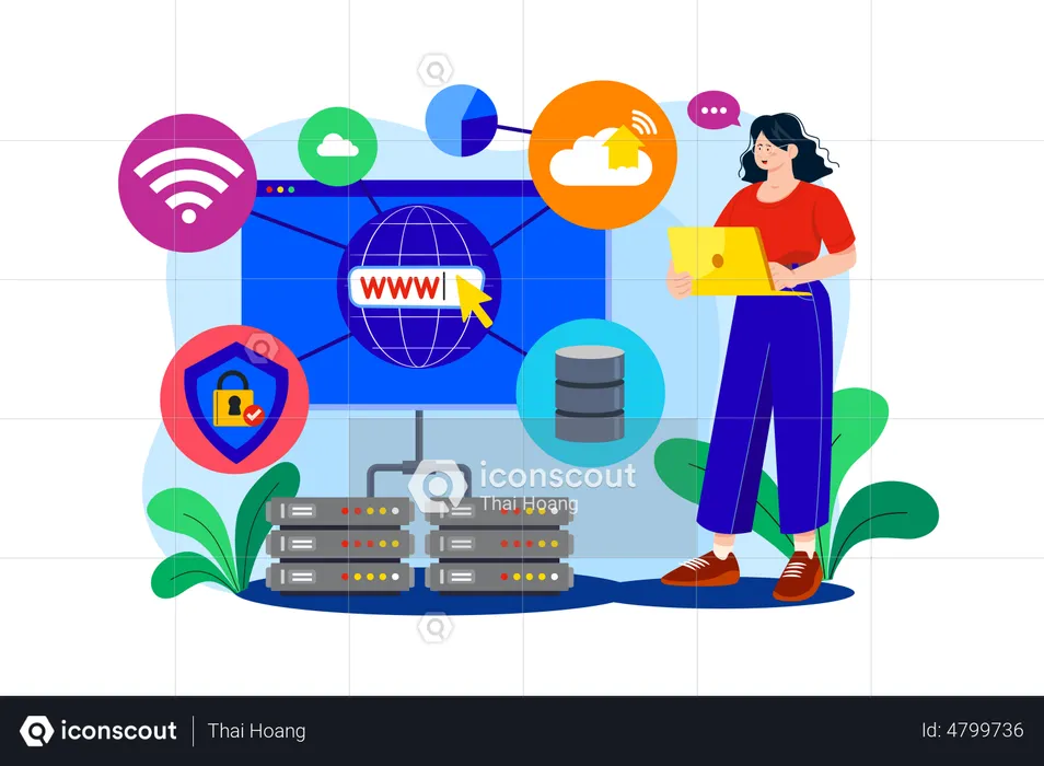 Network Administrator  Illustration