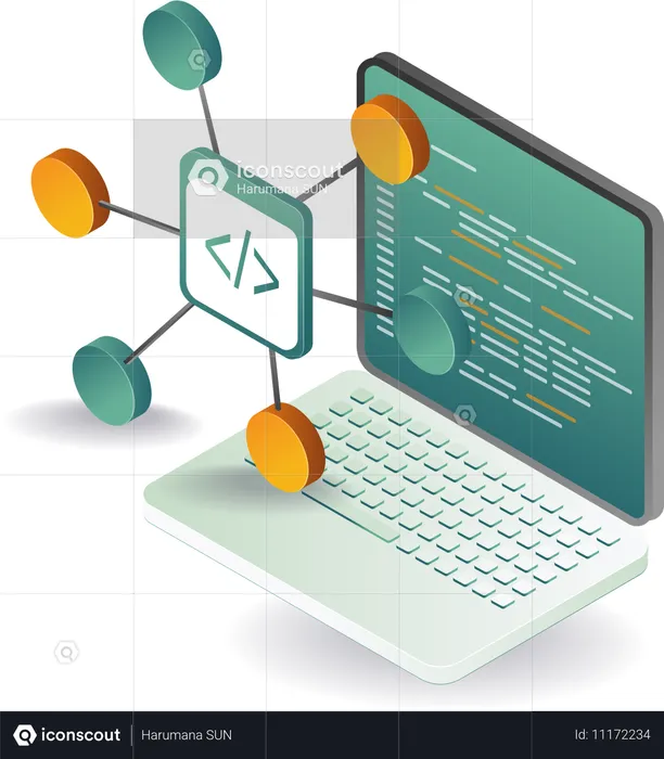 Network code programming language  Illustration