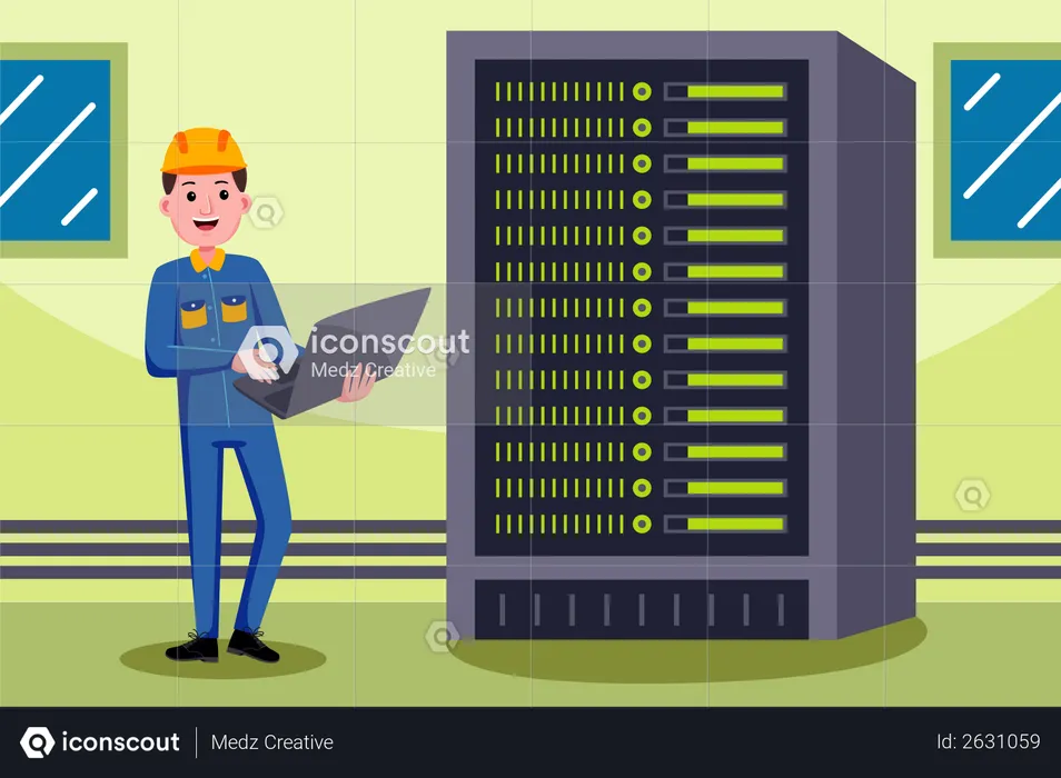 Network Engineer  Illustration