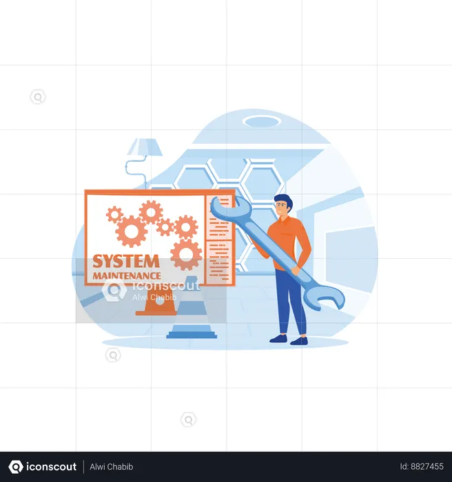 Network Maintenance  Illustration