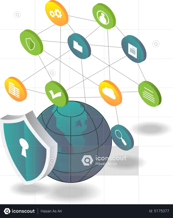 Network Protection  Illustration