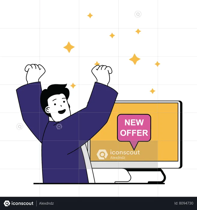 New offer  Illustration