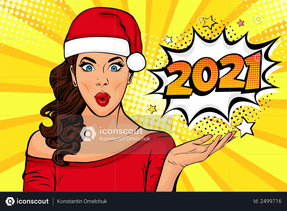 New year 2021  Illustration