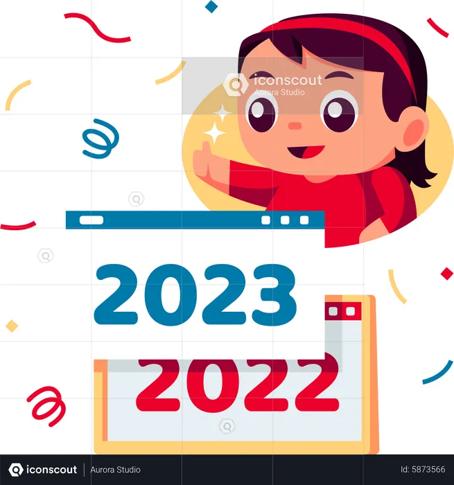 New Year 2023  Illustration