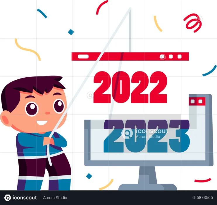 New Year 2023  Illustration