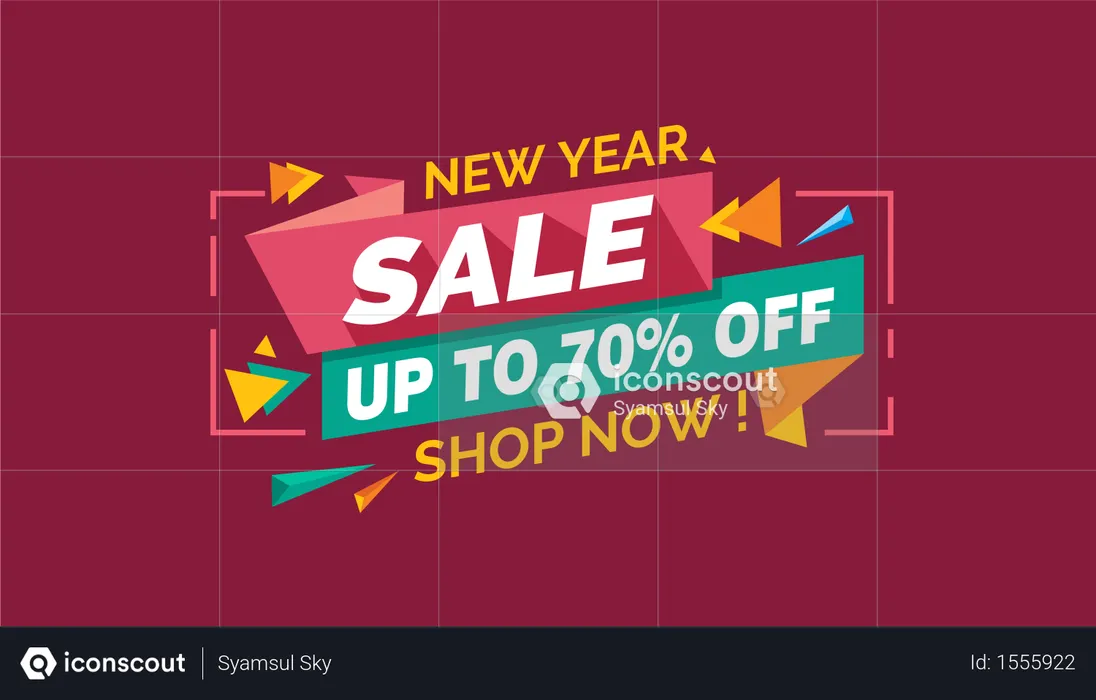 Promo new year store