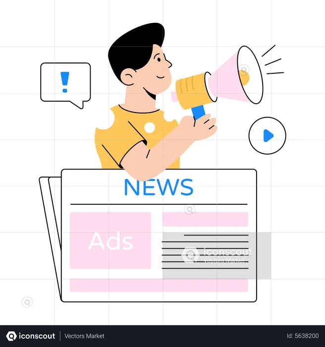 News Marketing  Illustration