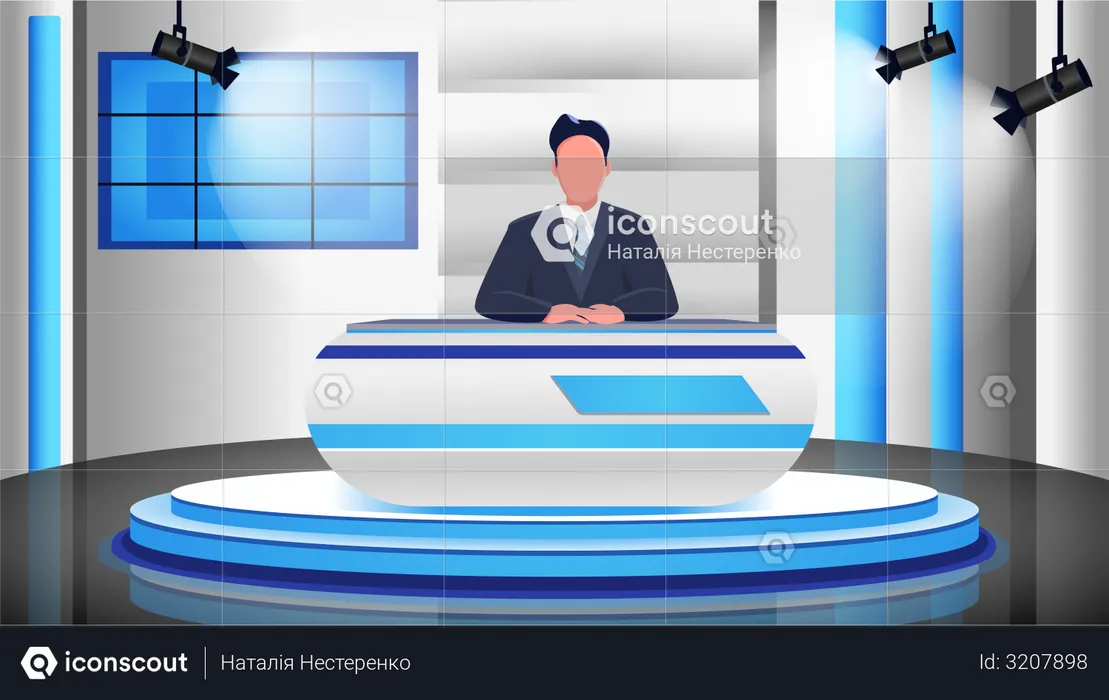 News program  Illustration