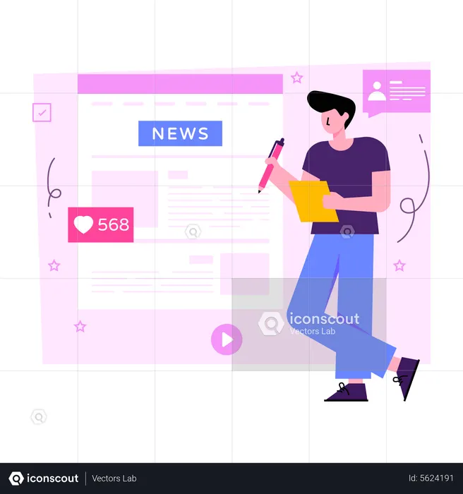 News Writing  Illustration