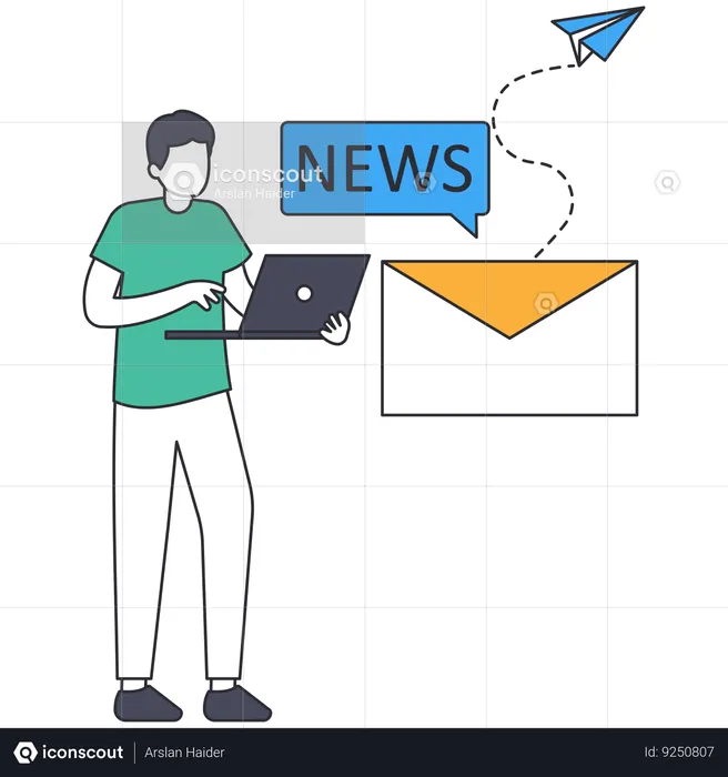 Newsletter  Illustration