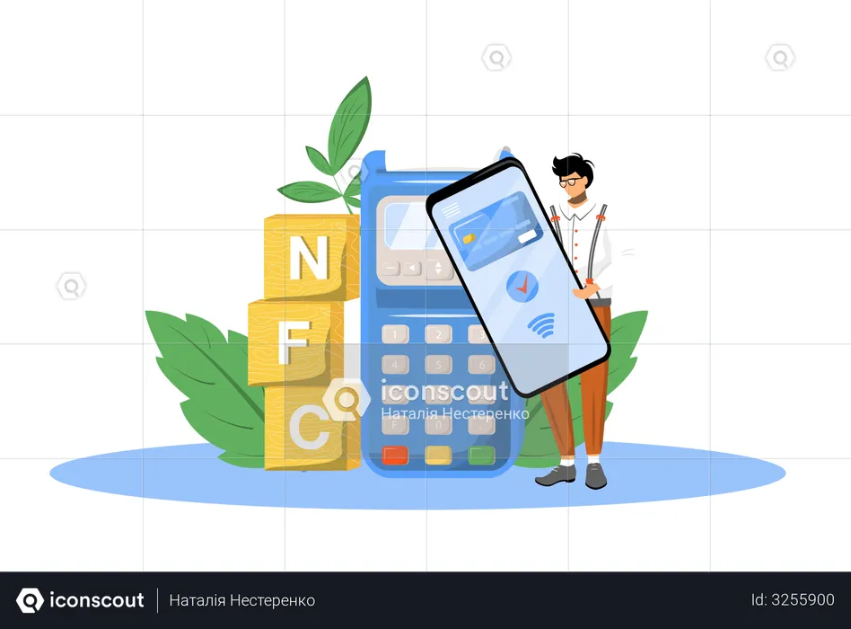 NFC Payment  Illustration
