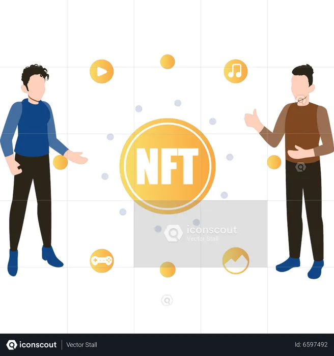 Discussion nft  Illustration