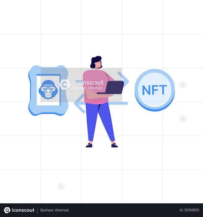 Nft Exchange  Illustration