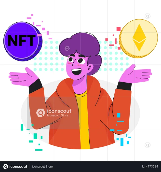 NFT exchange  Illustration
