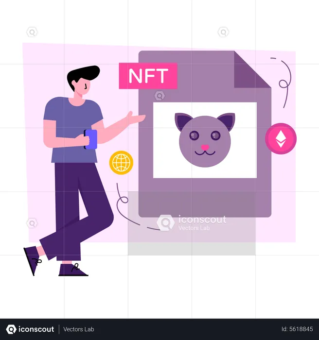 Nft File  Illustration