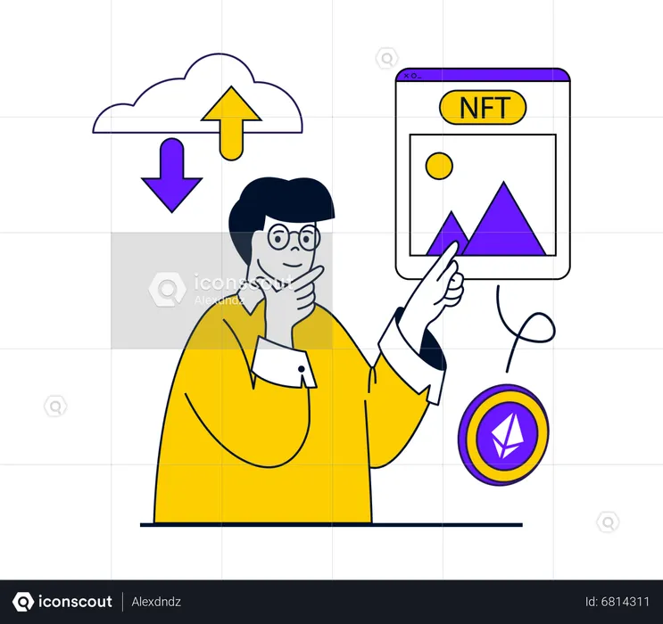 NFT Network  Illustration