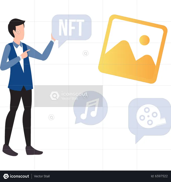 NFT product  Illustration