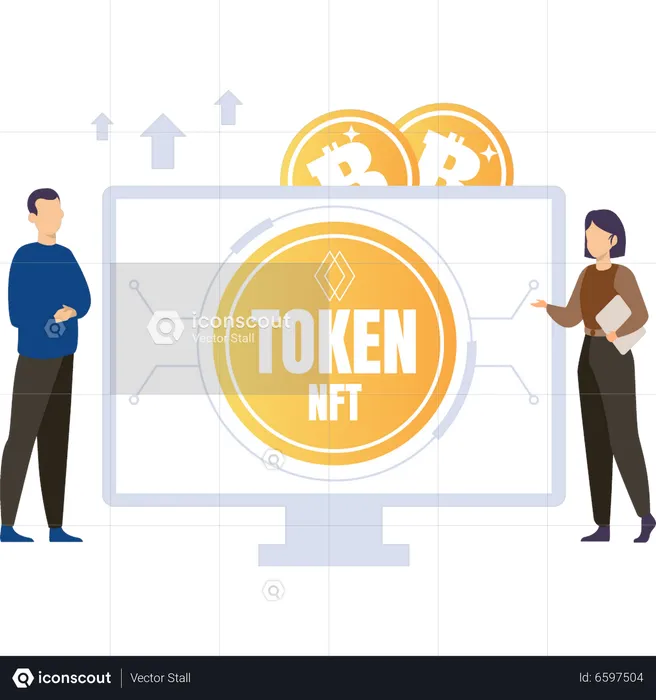 NFT token  Illustration