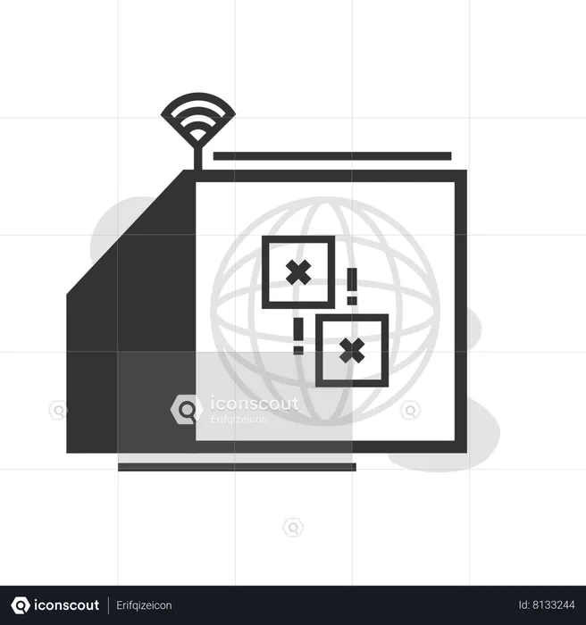 No Internet Connection  Illustration