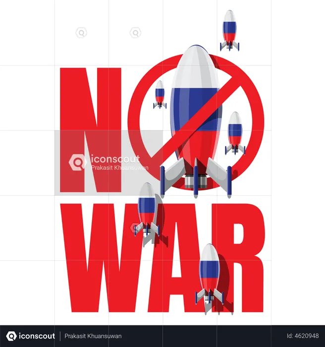 No War  Illustration