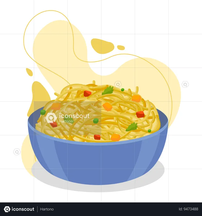 Noodle  Illustration