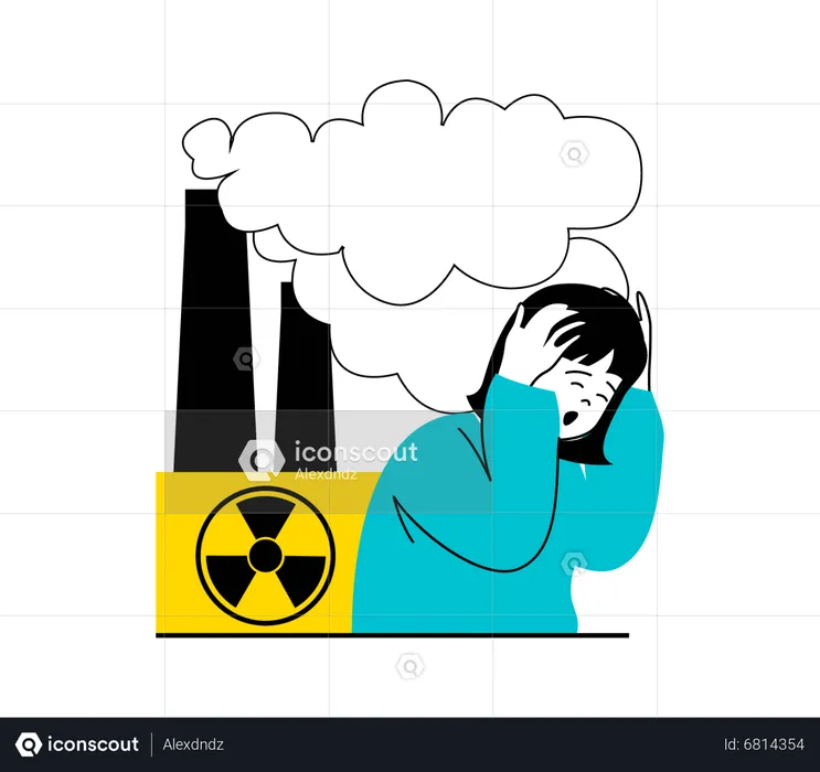Nuclear waste  Illustration