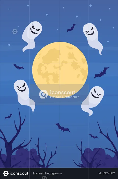 La nuit d'Halloween  Illustration