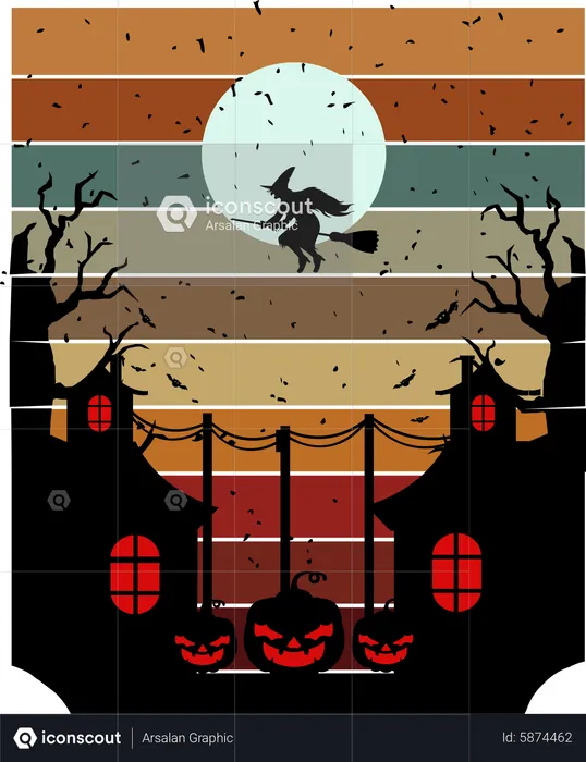 La nuit d'Halloween  Illustration