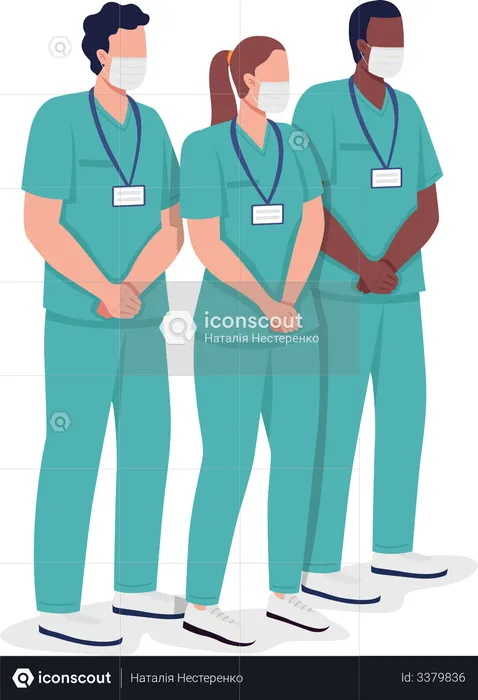 Nursing group  Illustration