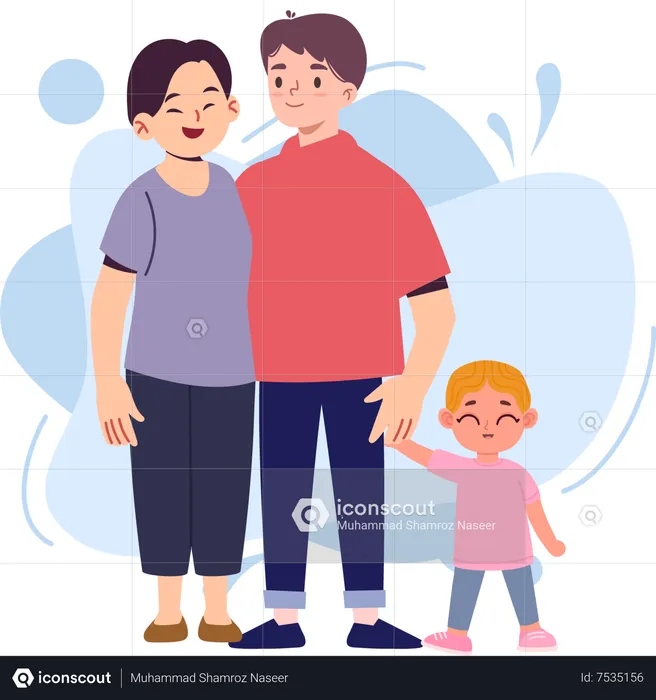 Nurturing Hearts Parents and Children  Illustration