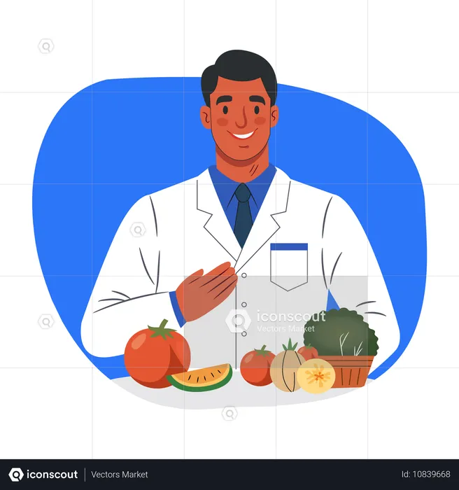 Nutricionista  Ilustração