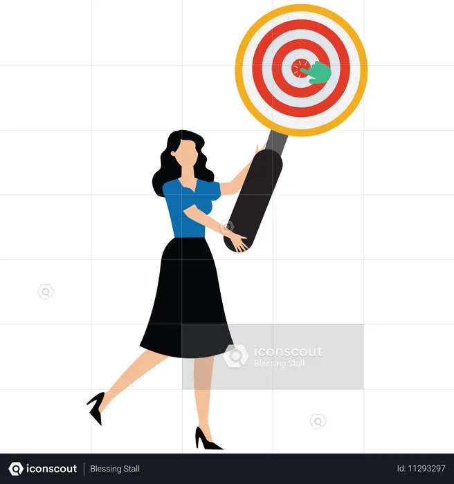 O estudo e análise de objetivos e direções  Ilustração