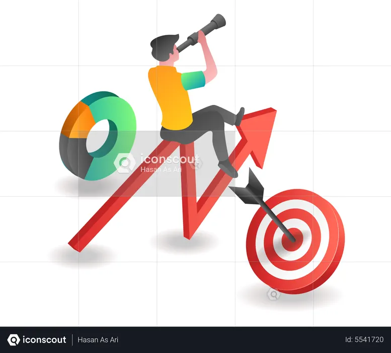 Objetivo empresarial  Ilustración