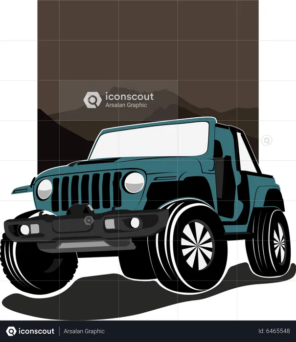 Off Road Extreme Adventure  Illustration