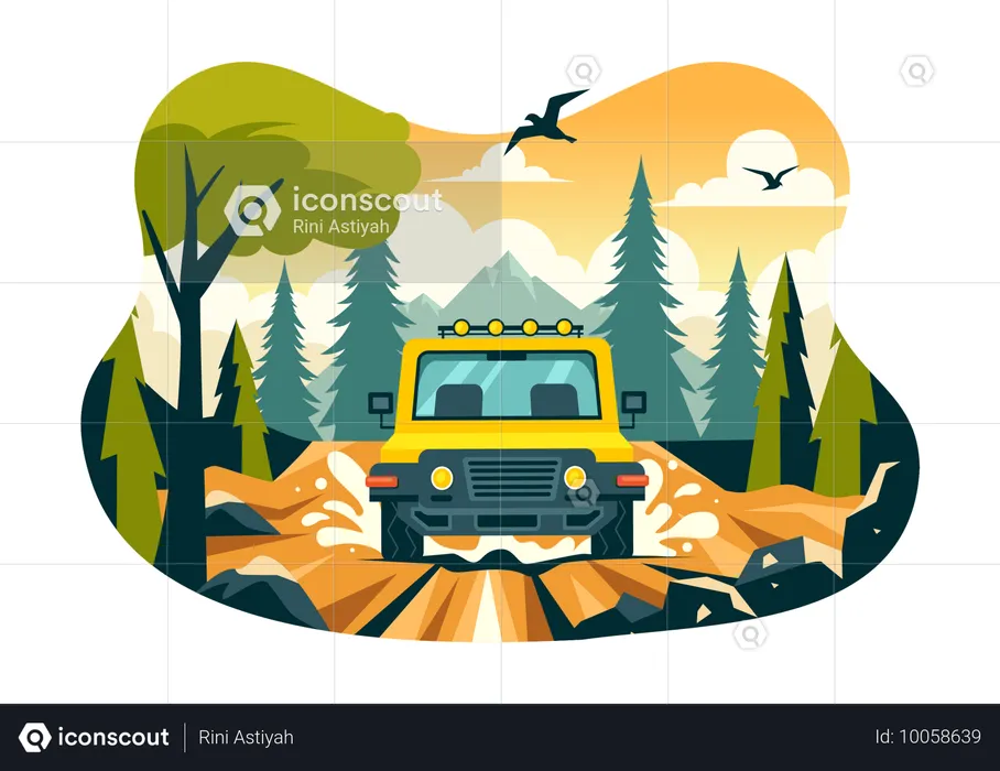 Off roader  Illustration