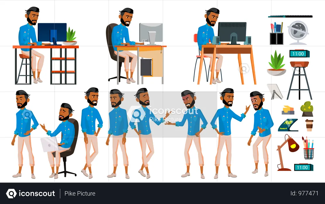 Office Culture  Illustration