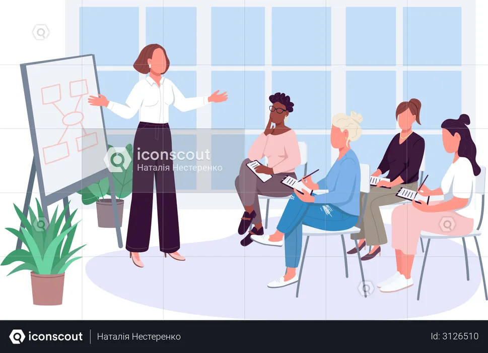 Office meeting  Illustration