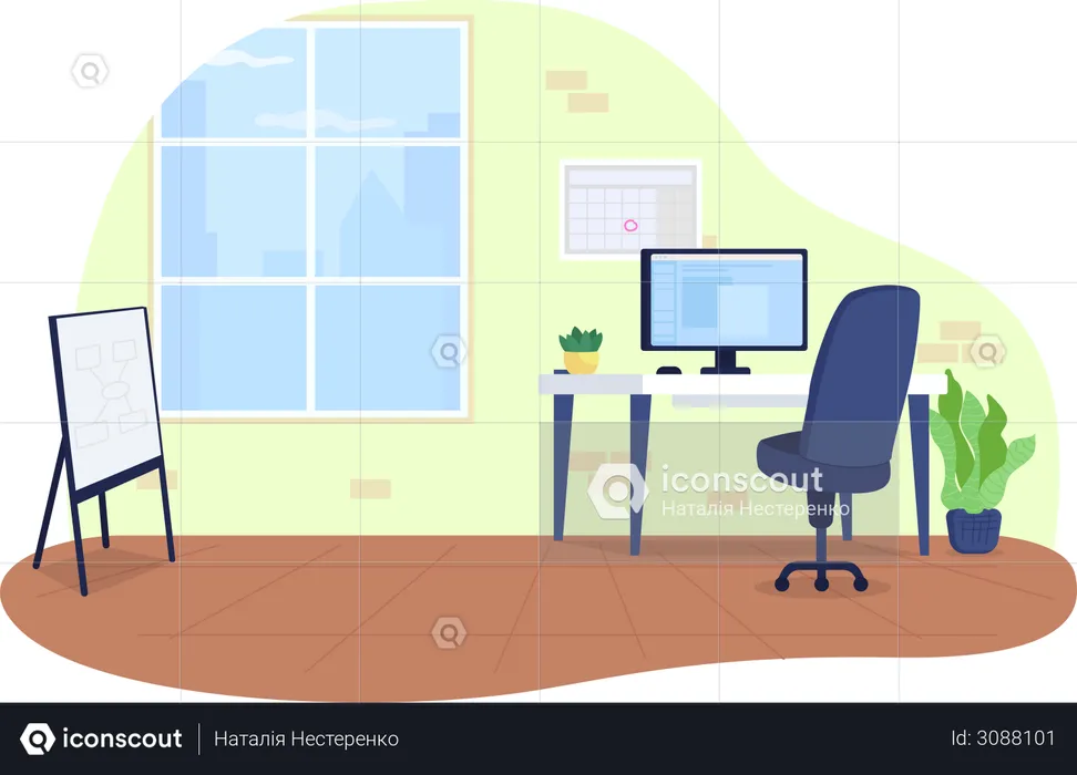Office space  Illustration