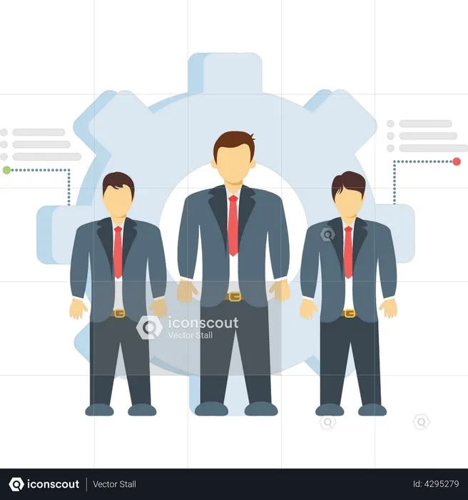 Office team  Illustration