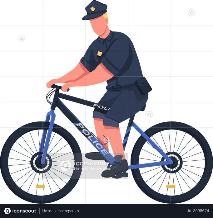 Oficial de policía  Ilustración