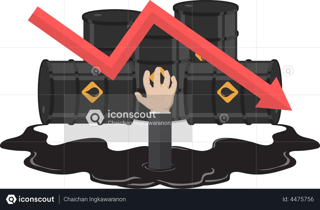 Oil crisis  Illustration