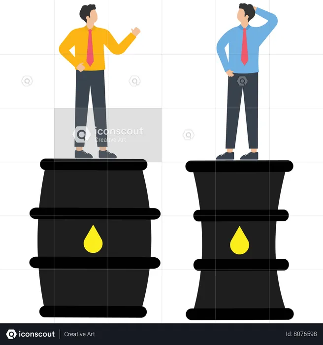 Oil drum  Illustration