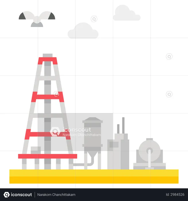 Oil industry  Illustration