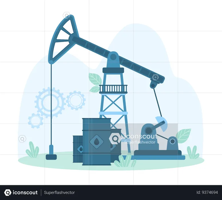 Oil industry  Illustration