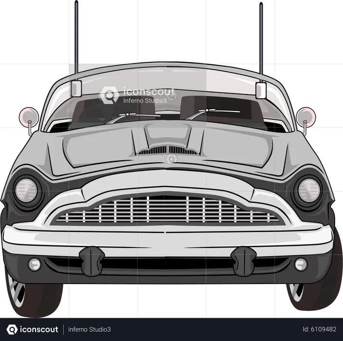 Klassisches Auto  Illustration