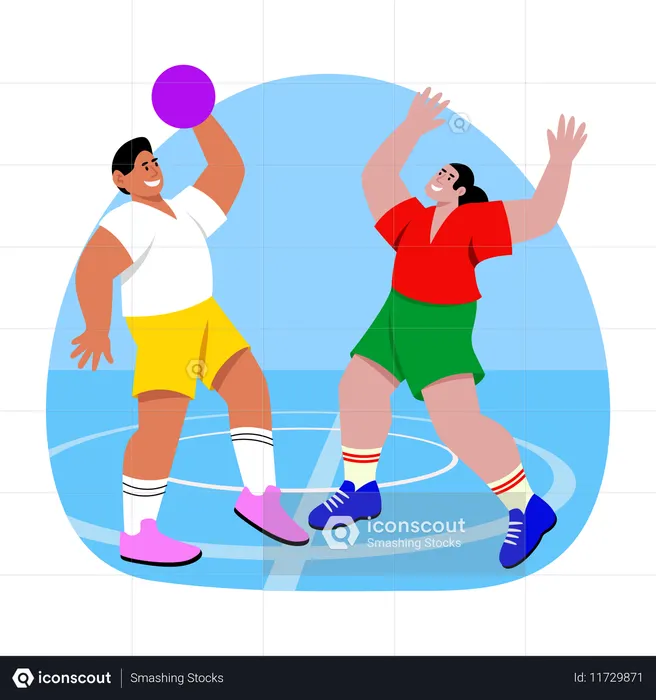 オリンピックの試合  イラスト