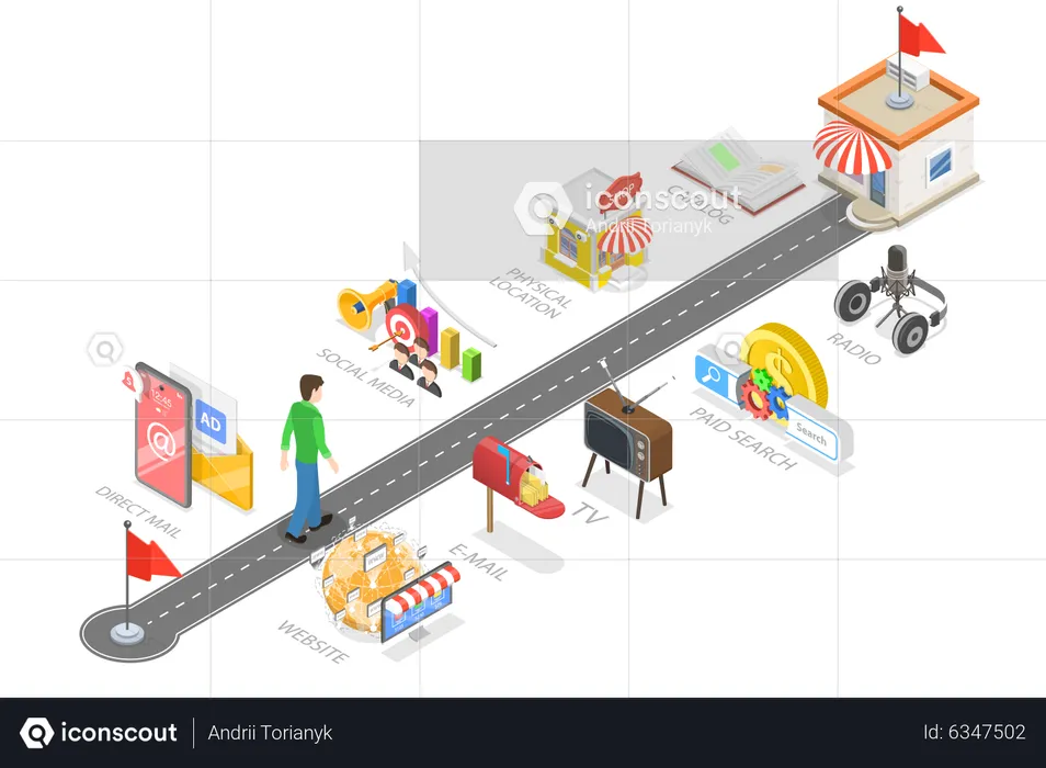 Omnichannel  Illustration