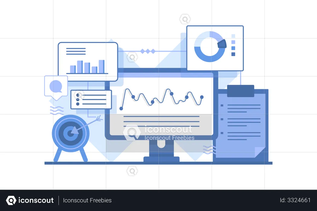 Online-Analyse  Illustration