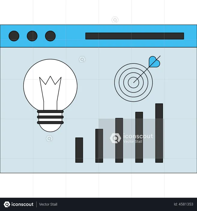 Online analysis idea  Illustration