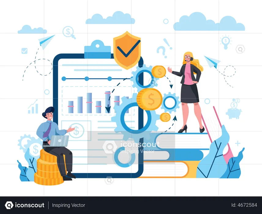 Online Analytics  Illustration